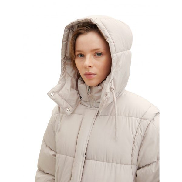 TOM TAILOR PUFFER WITH REMOVABLE SLEEVS ( μπουφαν με αποσπωμενα μανικια)