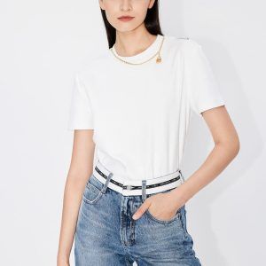 T-Shirt With Detachable Chain