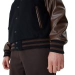 New Era Heritage Brown Varsity Jacket