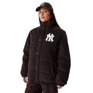 New York Yankees MLB Brown Puffer Jacket