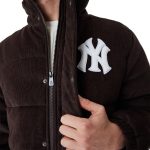 New York Yankees MLB Brown Puffer Jacket