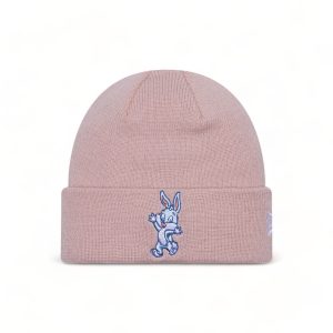 Bugs Bunny Looney Tunes Toddler Pink Cuff Knit Beanie Hat