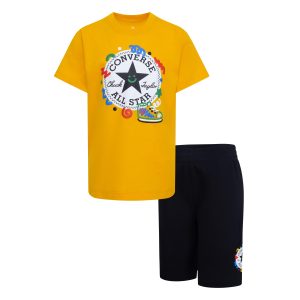 CNVB SQUIGGLE S/S TEE+FT SHORT