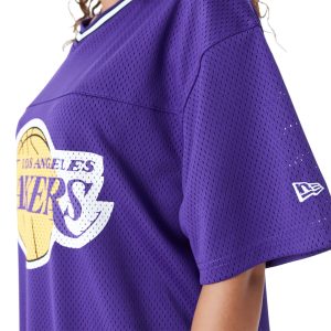 LA Lakers Womens NBA Purple Mesh Dress