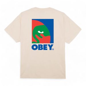 OBEY CIRCULAR ICON HEAVY WEIGHT CLASSIC BOX TEE