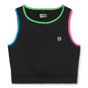 Medium-support athletic top with colourful trim 87%Πολυεστέρας 13%Ελαστάν